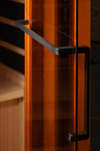 Golden Designs 1–2 Person Full Spectrum Infrared Sauna with Himalayan Salt Bar