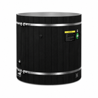 Dynamic Cold Therapy 42-Inch PVC Barrel Cold Plunge — Black, Tub Only — manufacturer image 2 (chiller sold separately)