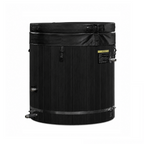 Dynamic Cold Therapy 42-Inch Stainless Steel Barrel Cold Plunge — Black, Tub Only — manufacturer image 2 (chiller sold separately)