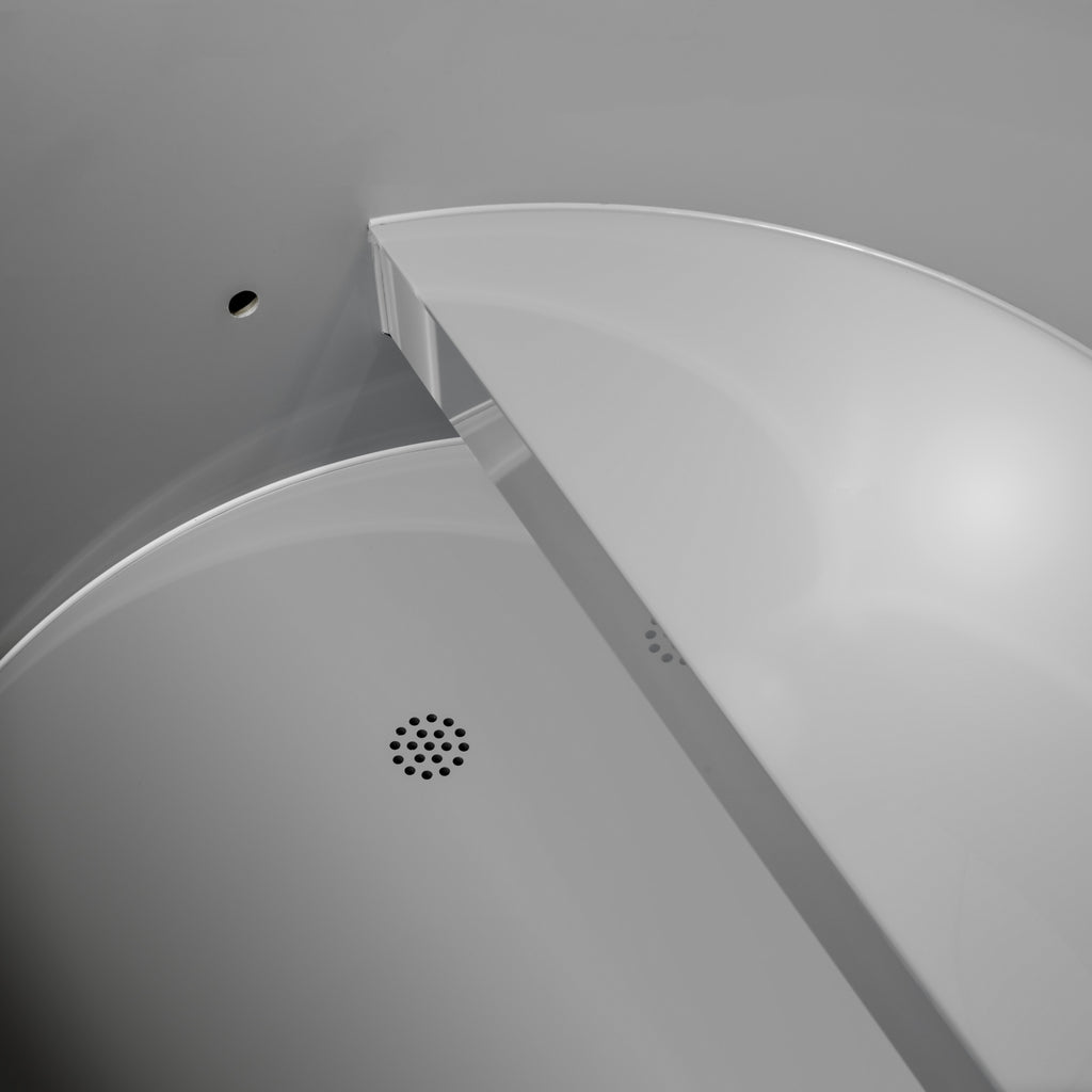 Dynamic Cold Therapy Premium Cold Plunge Tub with Chiller Compatibility – Cedar Ice Bath Barrel w/ Step & Drain System