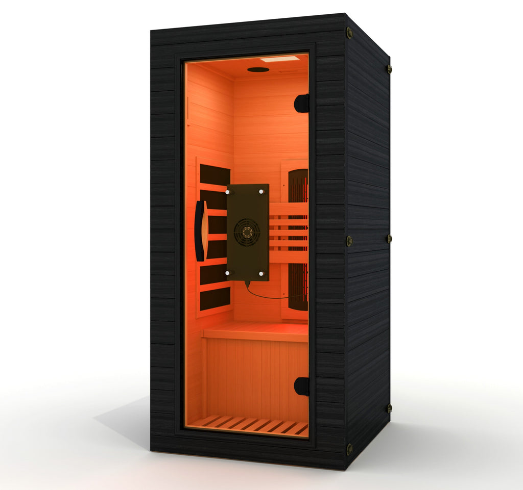 Dynamic Compact 1-Person Full Spectrum Cedar Infrared Sauna — manufacturer image 2