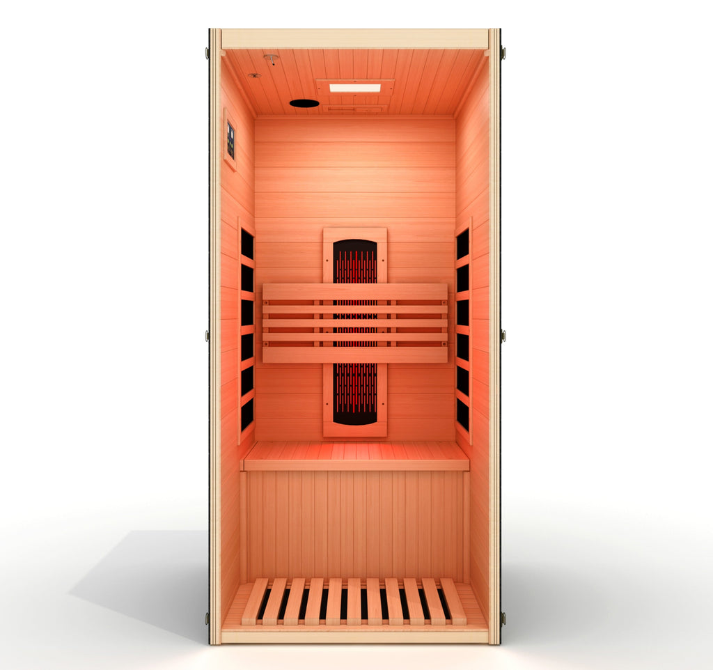 Dynamic Compact 1-Person Full Spectrum Cedar Infrared Sauna — manufacturer image 4