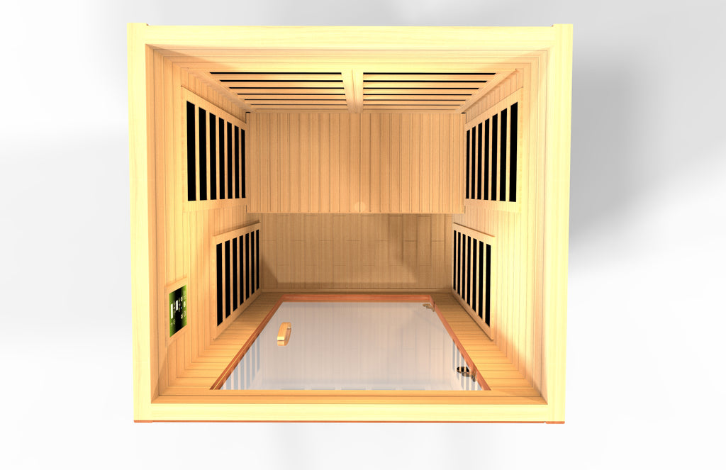 Dynamic Avila 1–2 Person Low EMF FAR Infrared Sauna – 120V Plug-In | Carbon Heat Panels