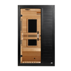 Dynamic Veneto 1–2-Person Low EMF Infrared Sauna — Black — manufacturer image 3