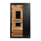 Dynamic Veneto Elite 1–2-Person Ultra Low EMF Infrared Sauna — Black — manufacturer image 3