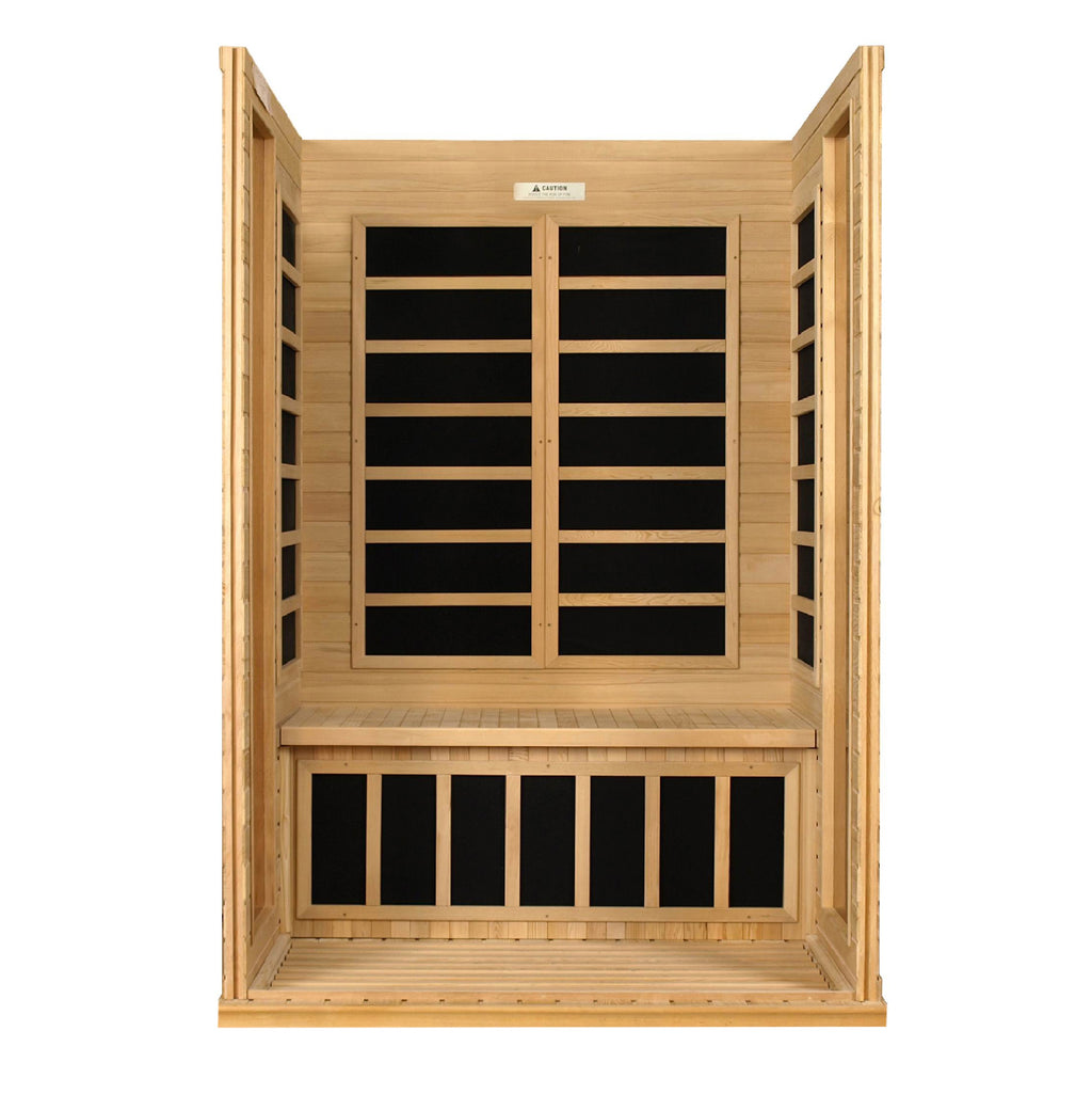 Dynamic Versailles 2-Person Full Spectrum Infrared Sauna – Luxury Indoor Home Wellness & Recovery Sauna with Low EMF Heating