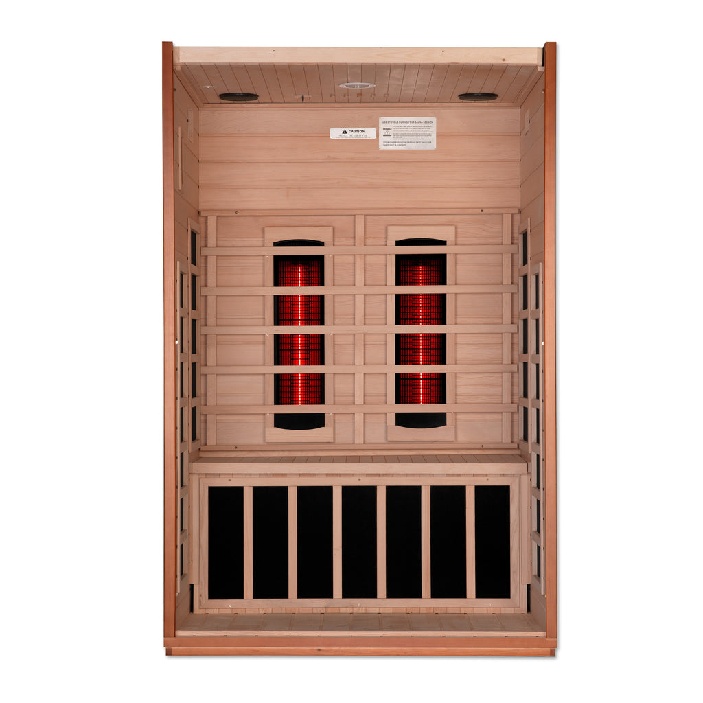Dynamic Cardoba 2-Person Full Spectrum Near Zero EMF (Under 3MG) FAR Infrared Sauna