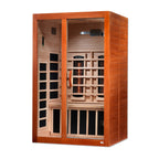Dynamic Santiago 3-Person Full Spectrum Infrared Sauna | Low EMF Indoor Home Sauna