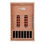 Dynamic Santiago 3-Person Full Spectrum Infrared Sauna | Low EMF Indoor Home Sauna