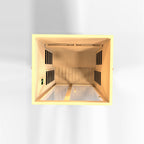 Dynamic Santiago 3-Person Full Spectrum Infrared Sauna | Low EMF Indoor Home Sauna