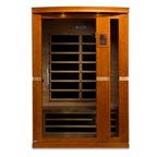 Dynamic Vittoria 2-Person Low EMF FAR Infrared Sauna | Indoor Home Sauna with Red Light Therapy