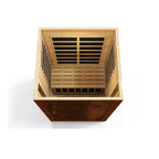 Dynamic Vittoria 2-Person Low EMF FAR Infrared Sauna | Indoor Home Sauna with Red Light Therapy