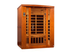 Dynamic Bellagio 2-Person Low EMF FAR Infrared Sauna | Indoor Home Sauna with Chromotherapy Lighting