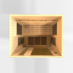 Dynamic Lugano 3-Person Full Spectrum Infrared Sauna – Natural Hemlock
