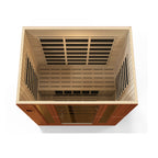 Dynamic Bergamo 3-Person Low EMF FAR Infrared Sauna | Indoor Home Sauna with Red Light Therapy