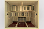Dynamic Monaco Elite DYN-6996-01 Ultra Low EMF Full Spectrum Infrared Sauna – Luxury 6-Person Indoor Home Wellness Sauna