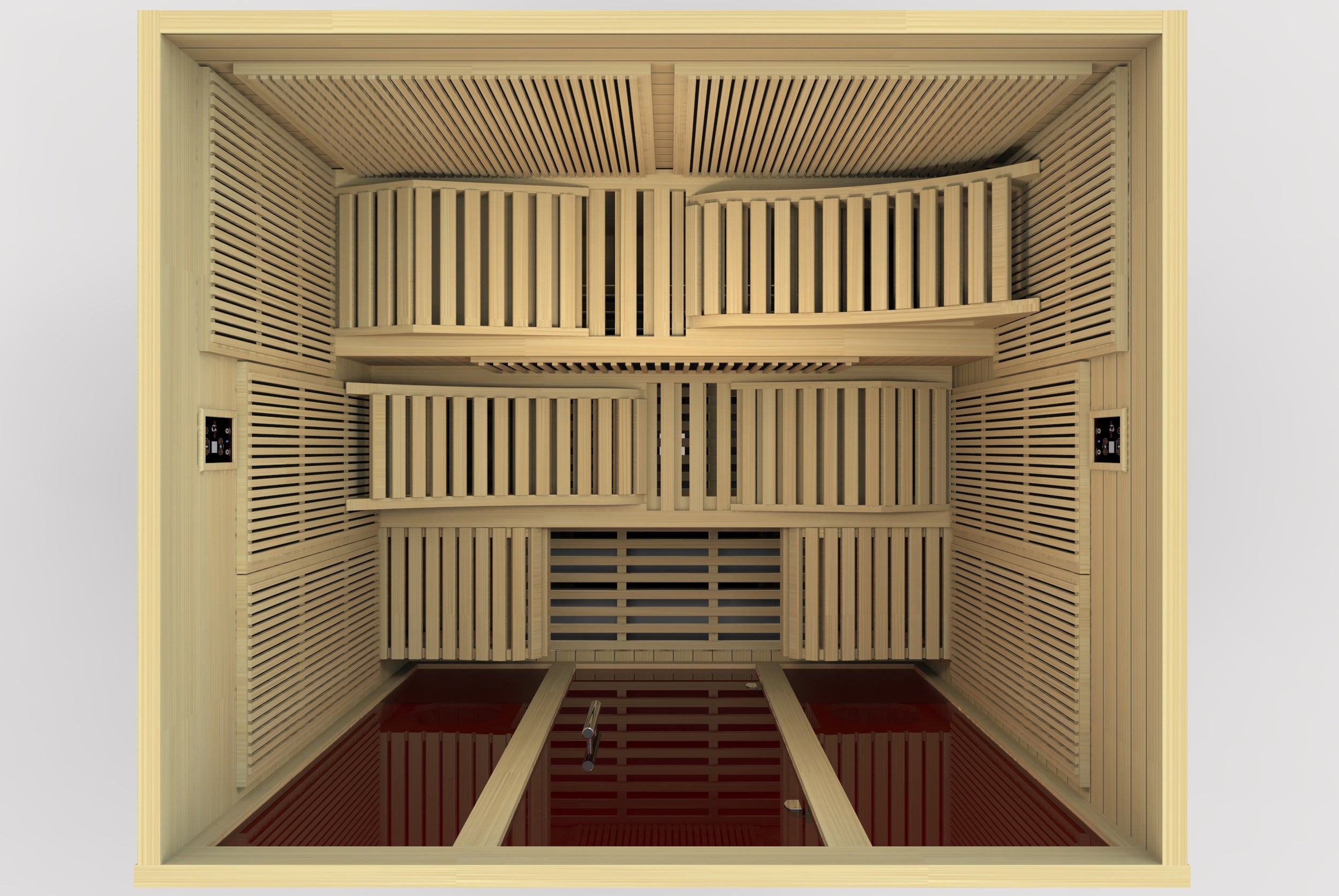 Dynamic Monaco Elite DYN-6996-01 Ultra Low EMF Full Spectrum Infrared Sauna – Luxury 6-Person Indoor Home Wellness Sauna