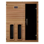 Maxxus S-Line Yoga 3-Person Full Spectrum Near Zero EMF Infrared Sauna – Canadian Hemlock