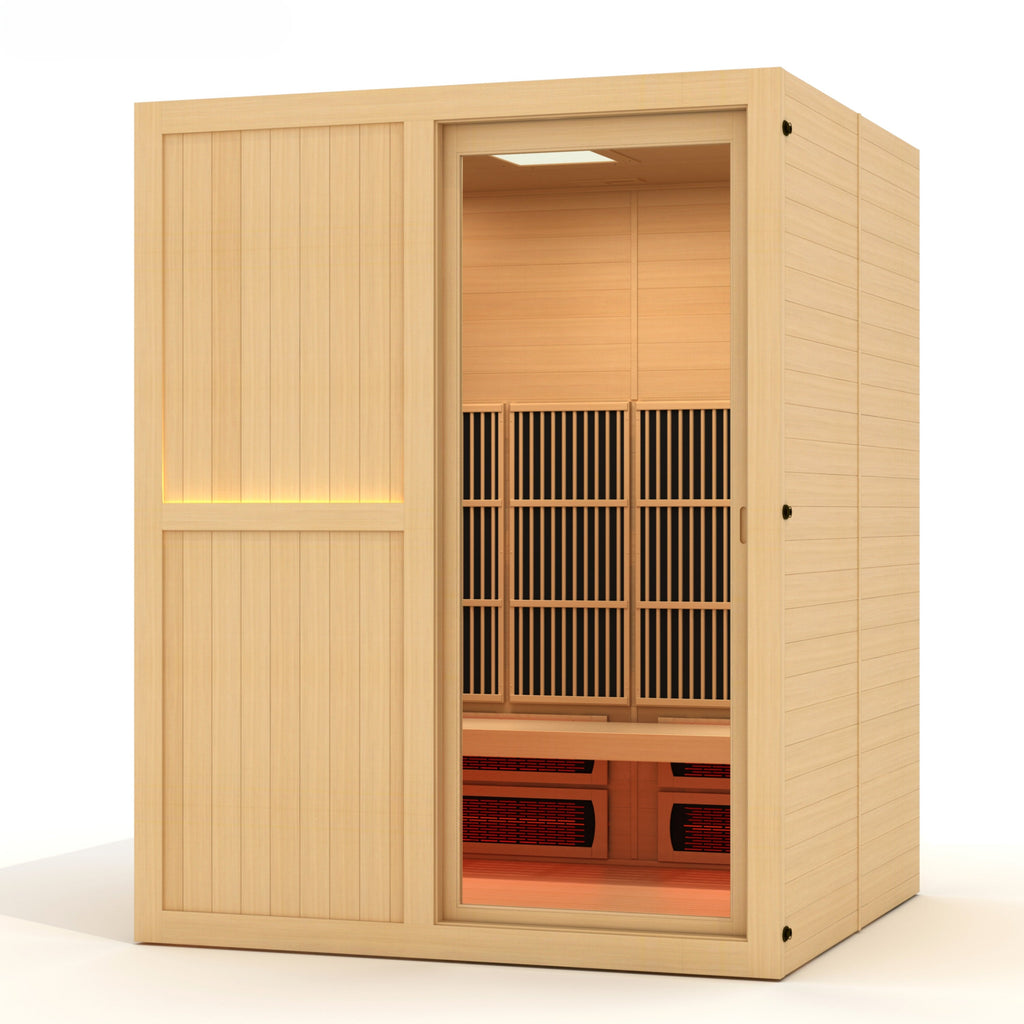 Golden Designs YOGA1 3-Person Full Spectrum Infrared Sauna — manufacturer image 3