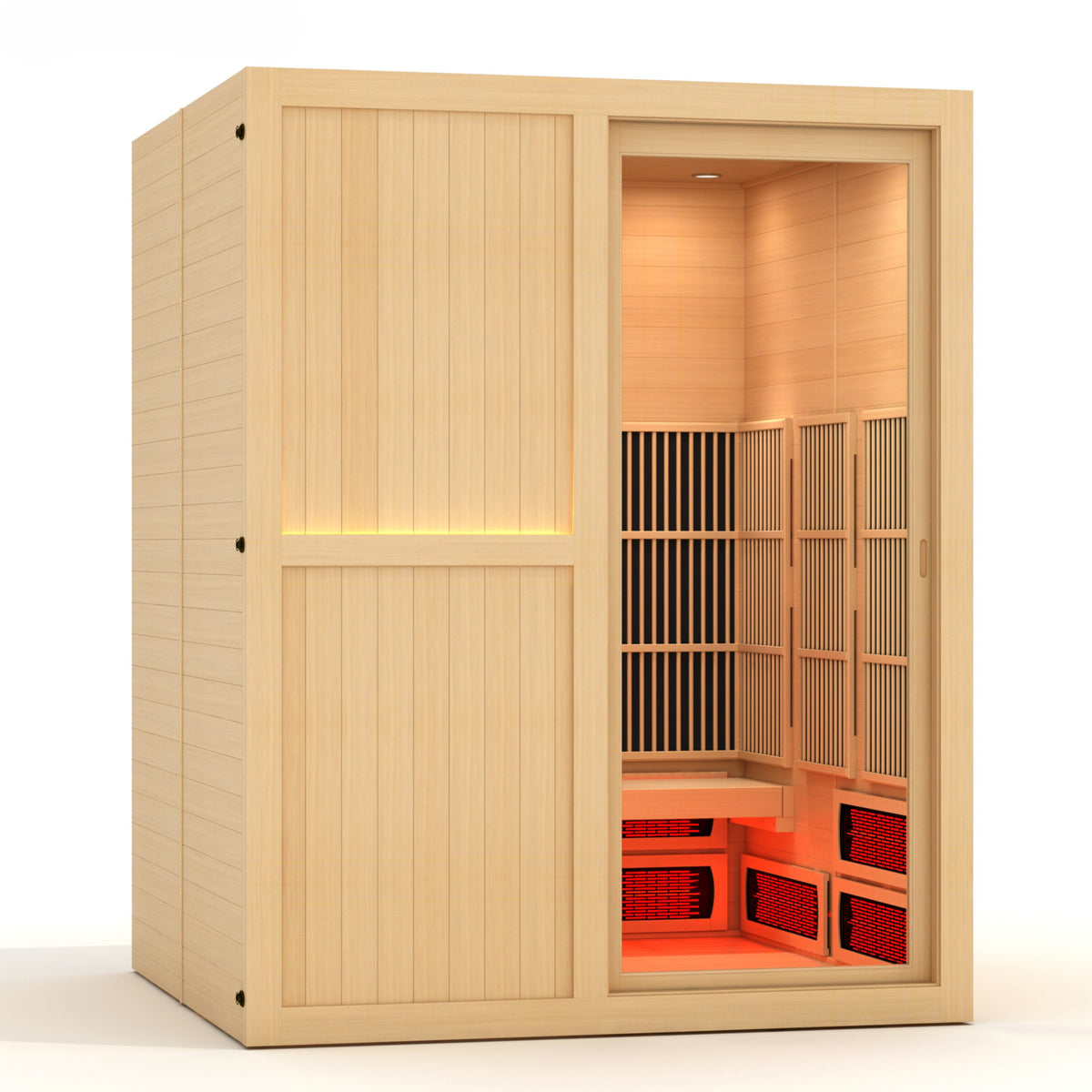 Golden Designs YOGA1 3-Person Full Spectrum Infrared Sauna — manufacturer image 1