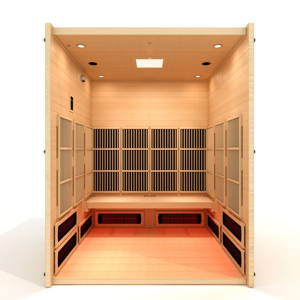Golden Designs YOGA1 3-Person Full Spectrum Infrared Sauna — manufacturer image 4