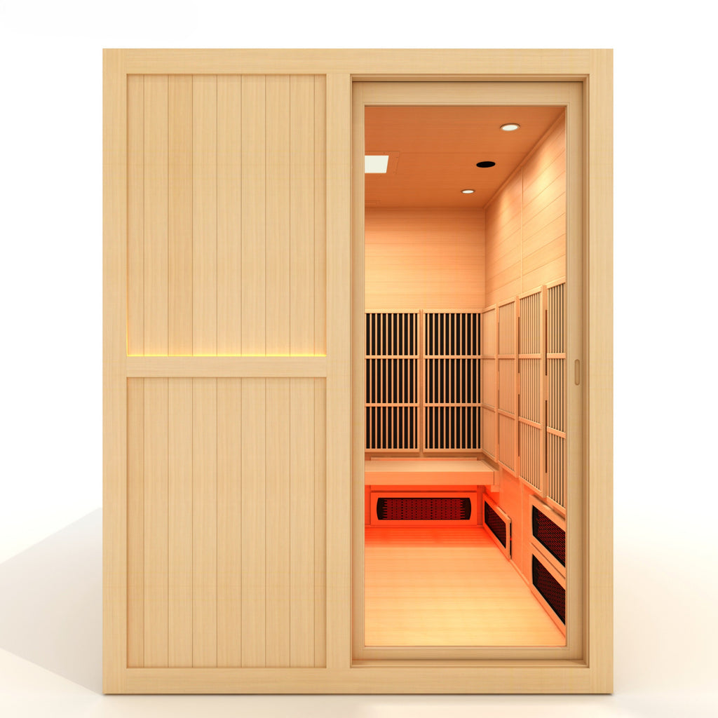 Golden Designs YOGA2 3-Person Full Spectrum Infrared Sauna — manufacturer image 2