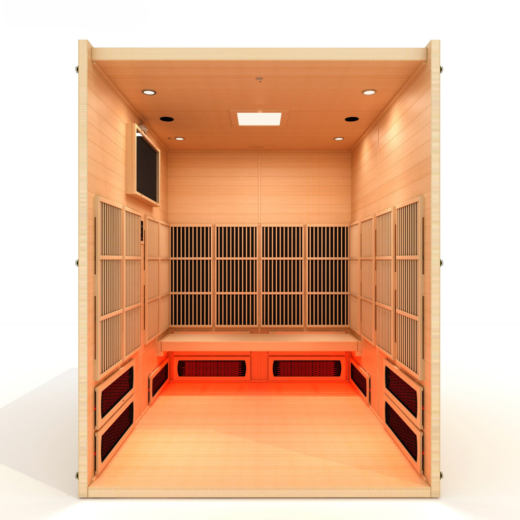Golden Designs YOGA2 3-Person Full Spectrum Infrared Sauna — manufacturer image 4