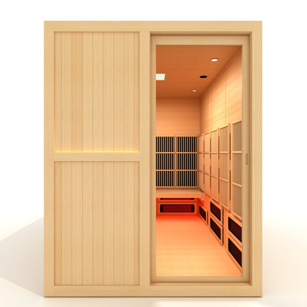 Golden Designs YOGA3 3-Person Full Spectrum Infrared Sauna — manufacturer image 2