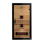 Dynamic Santorini 1–2-Person Full Spectrum Infrared Sauna — front view