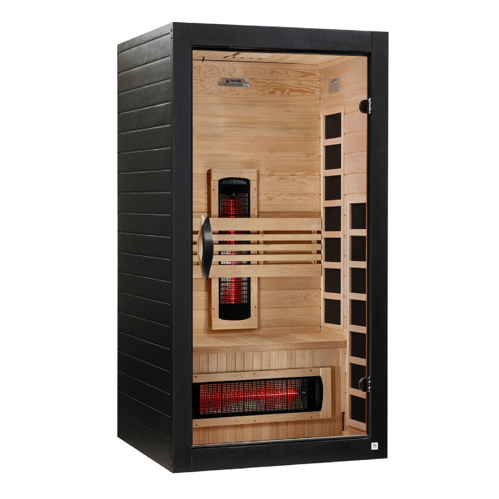 Dynamic Santorini 1–2-Person Full Spectrum Infrared Sauna — right view