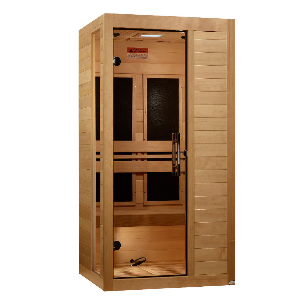 Dynamic Veneto 1–2-Person Low EMF Far Infrared Sauna — exterior view