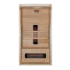 Dynamic Gracia 1–2-Person Full Spectrum Infrared Sauna — interior view