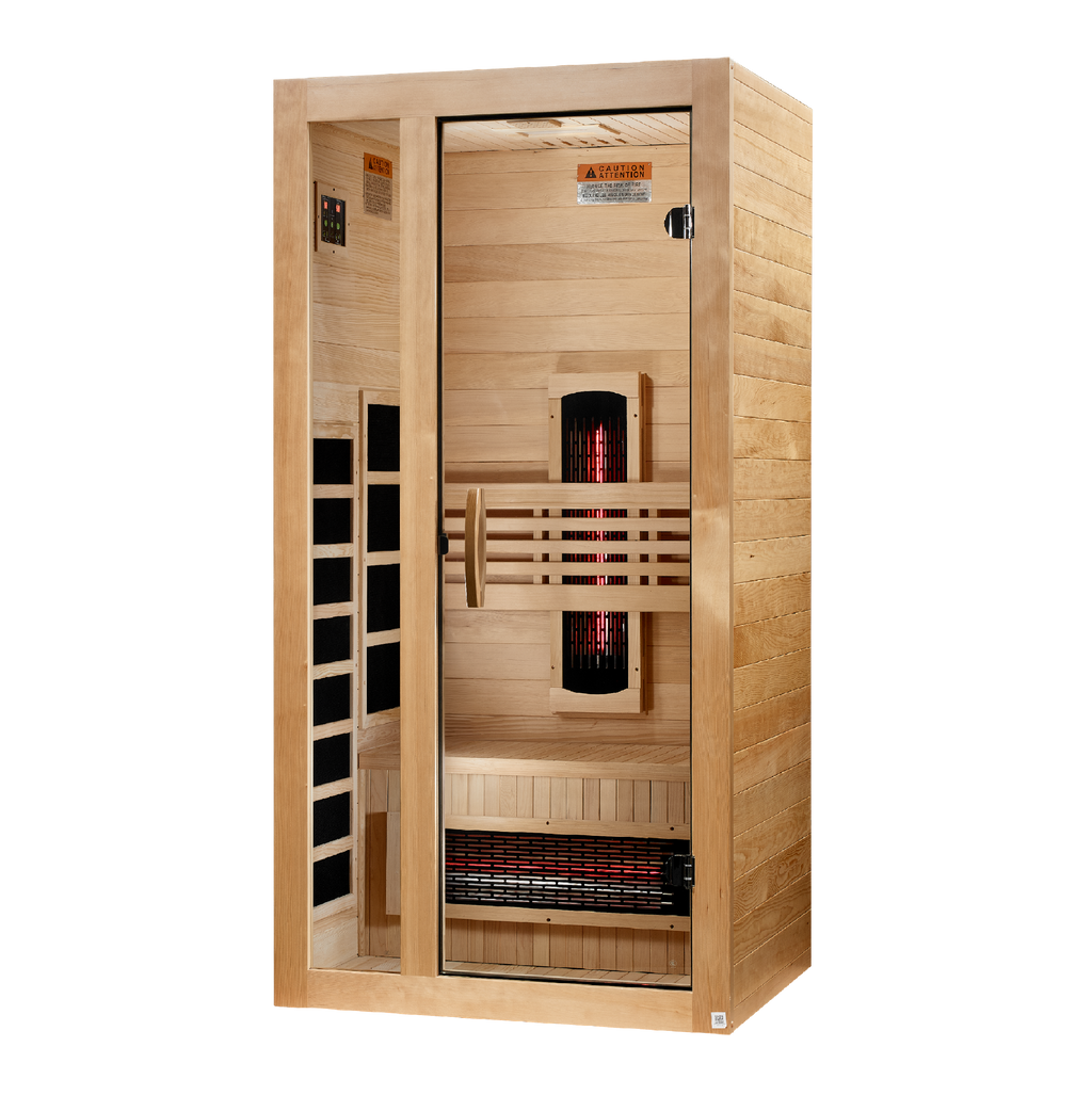 Dynamic Gracia 1–2-Person Full Spectrum Infrared Sauna — left view