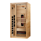 Dynamic Gracia 1–2-Person Full Spectrum Infrared Sauna — left view