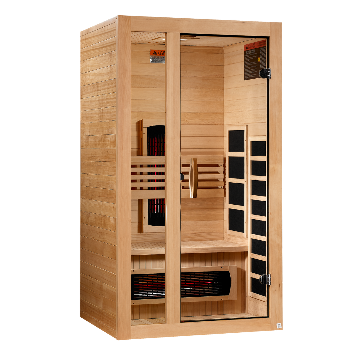 Dynamic Gracia 1–2-Person Full Spectrum Infrared Sauna — right view
