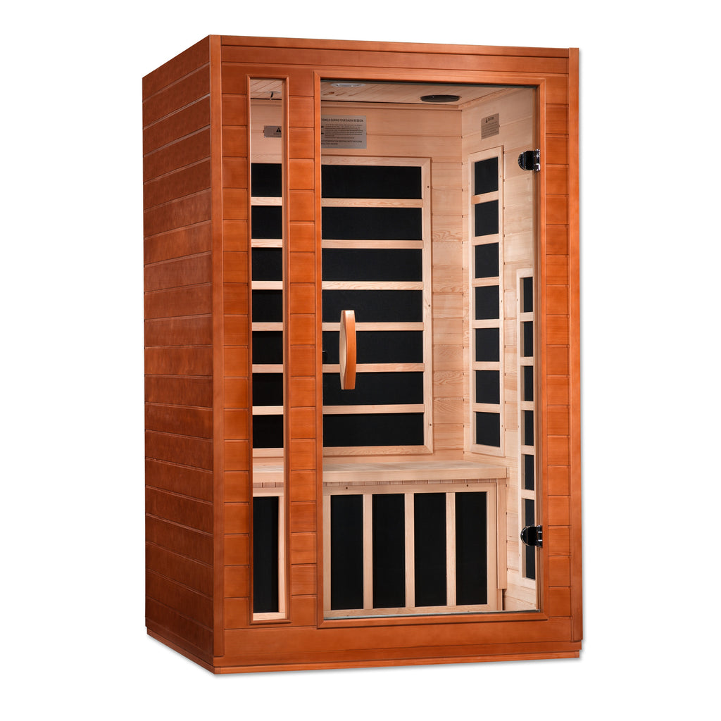 Dynamic Cordoba Elite 2-Person Ultra Low EMF Far Infrared Sauna — left exterior view