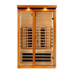 Dynamic Llumeneres 2-Person Full Spectrum Infrared Sauna — front view