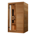 Dynamic Lucca 2-Person Low EMF Far Infrared Sauna — left view