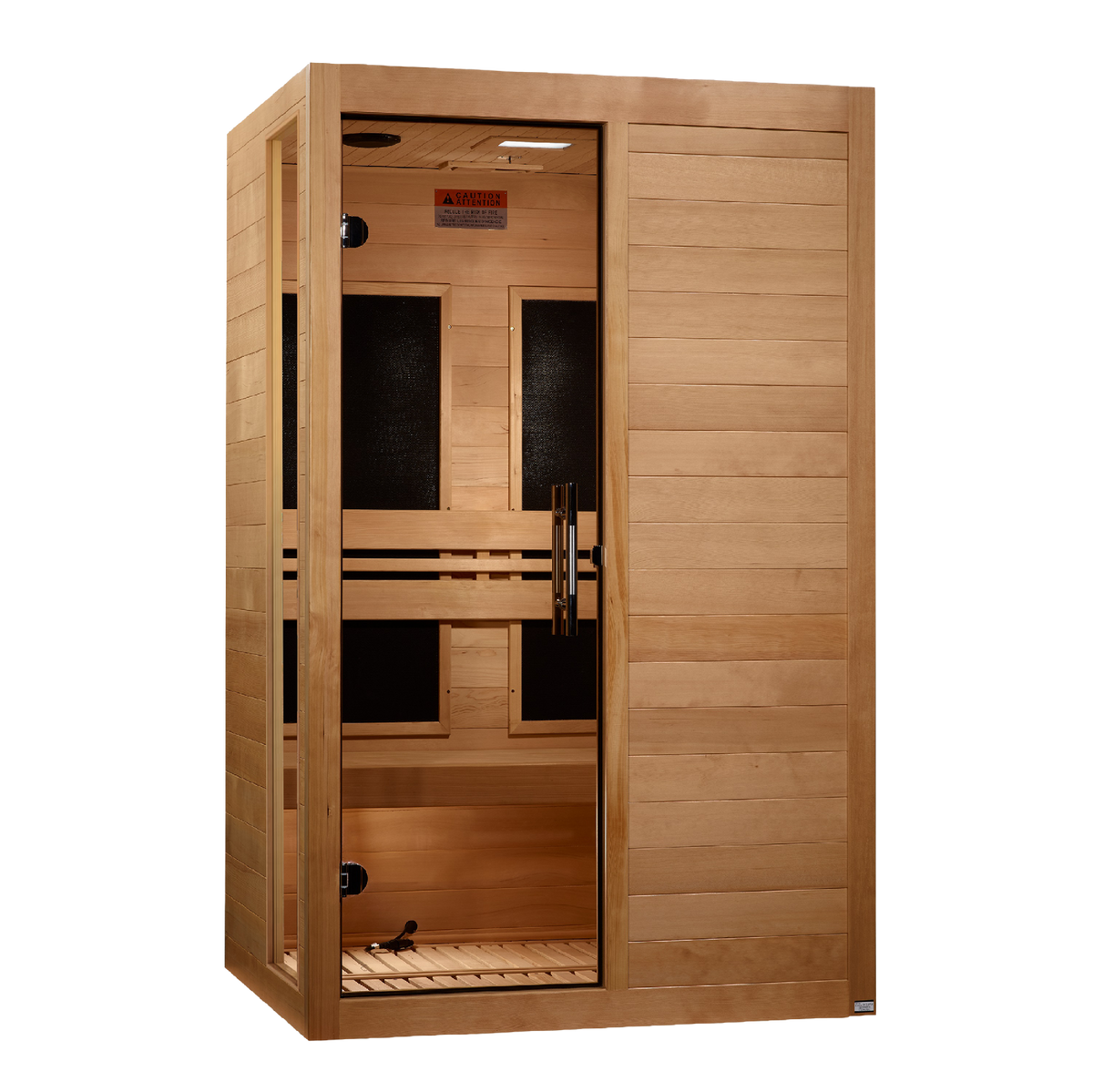 Dynamic Lucca 2-Person Low EMF Far Infrared Sauna — right view