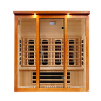 Dynamic Vila Grande 4-Person Full Spectrum Infrared Sauna — front view