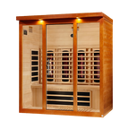 Dynamic Vila Grande 4-Person Full Spectrum Infrared Sauna — left view