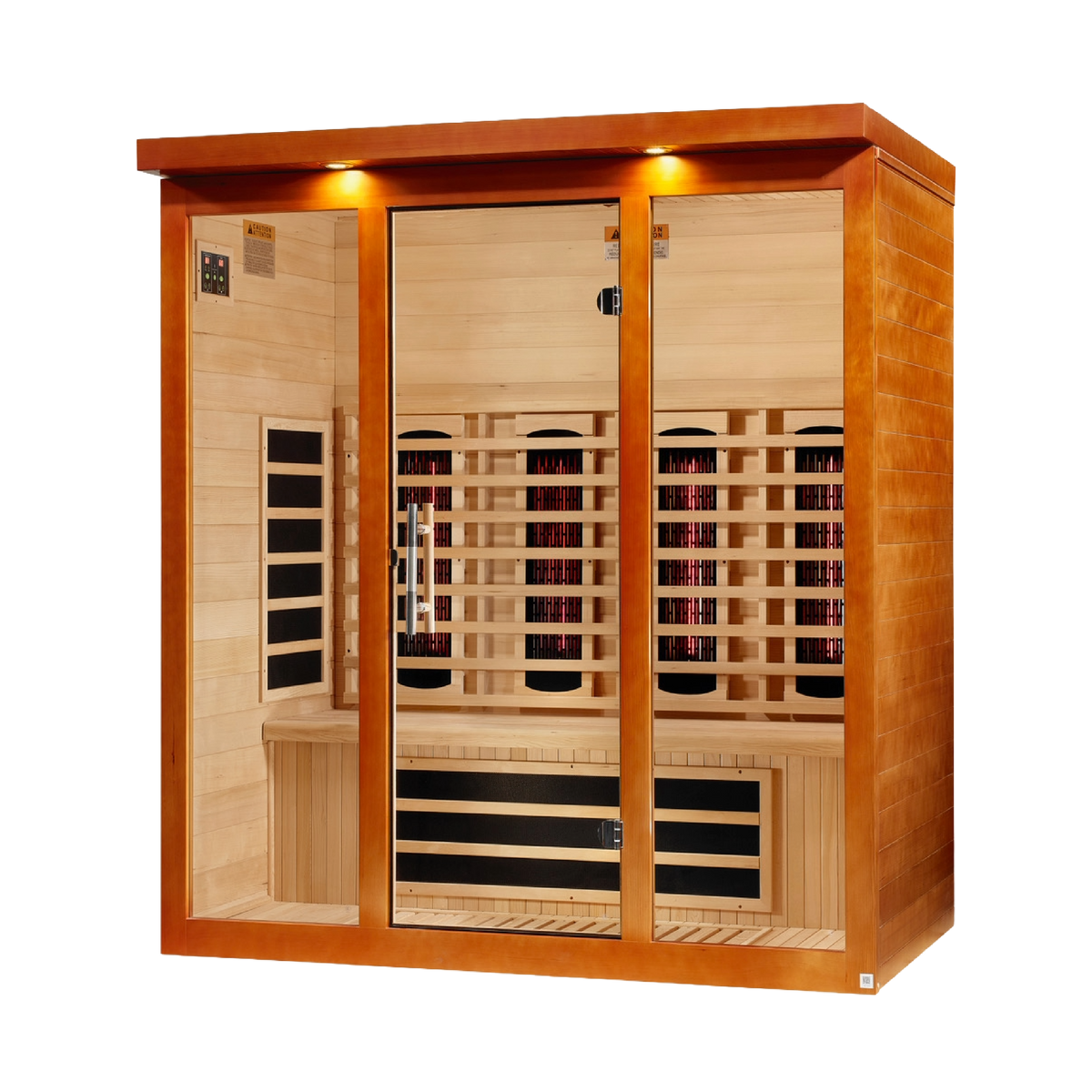 Dynamic Vila Grande 4-Person Full Spectrum Infrared Sauna — left view