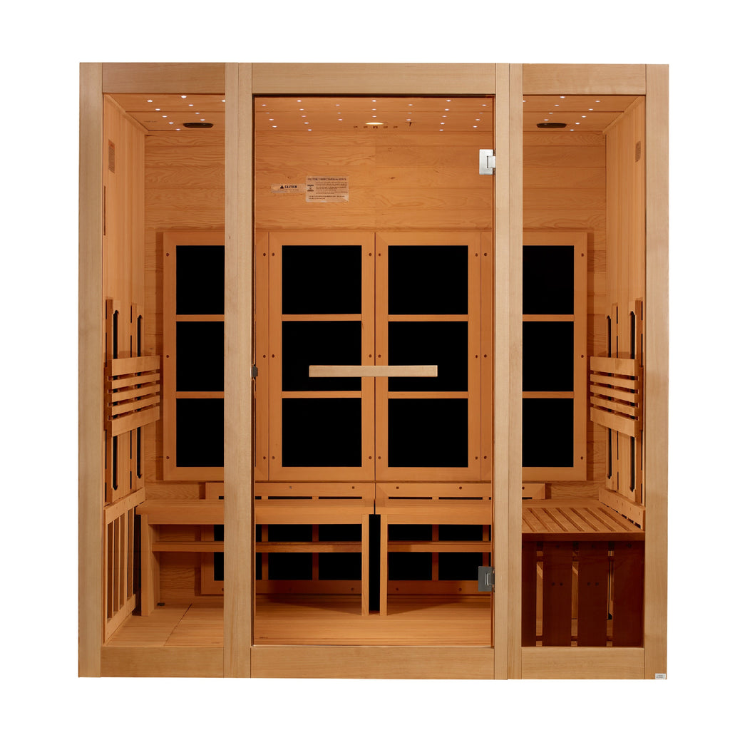 Golden Designs Catalonia 8-Person Full Spectrum Infrared Sauna — manufacturer image 3