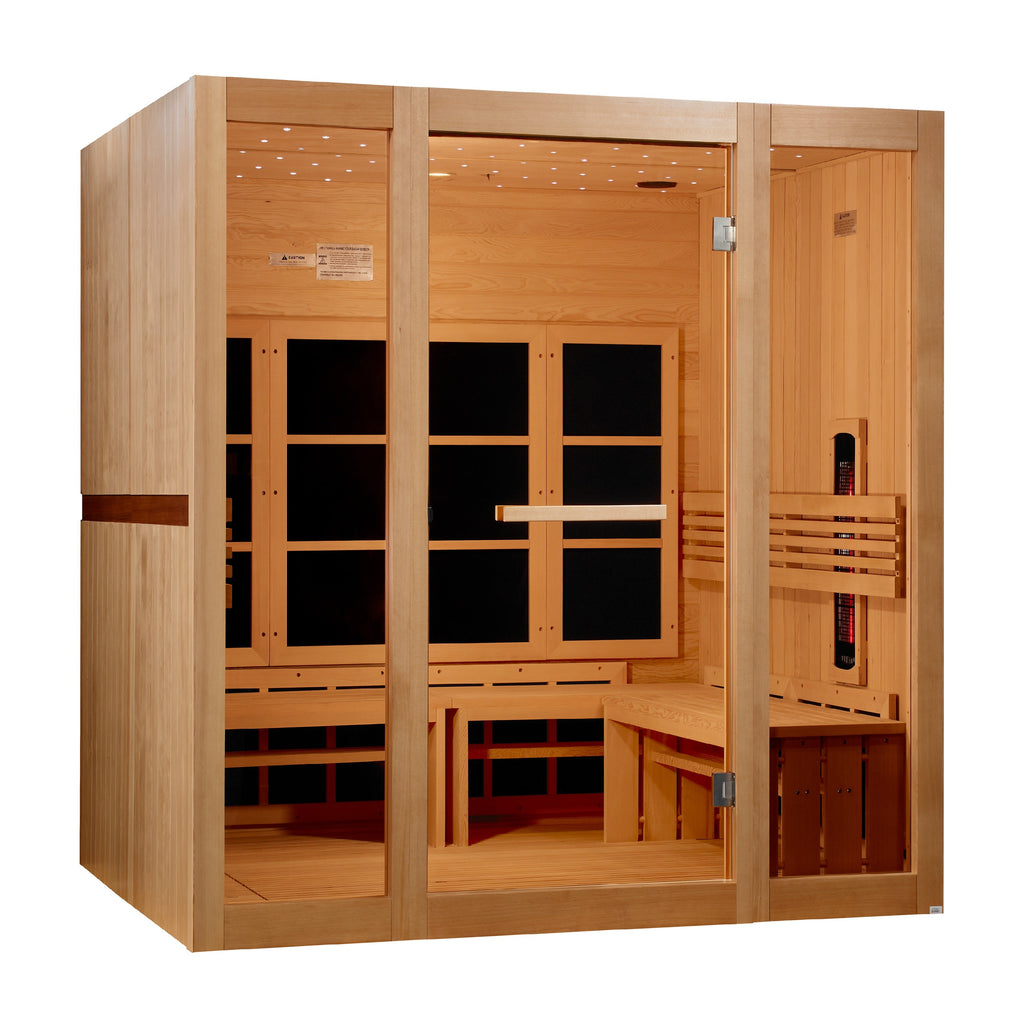Golden Designs Catalonia 8-Person Full Spectrum Infrared Sauna — manufacturer image 1