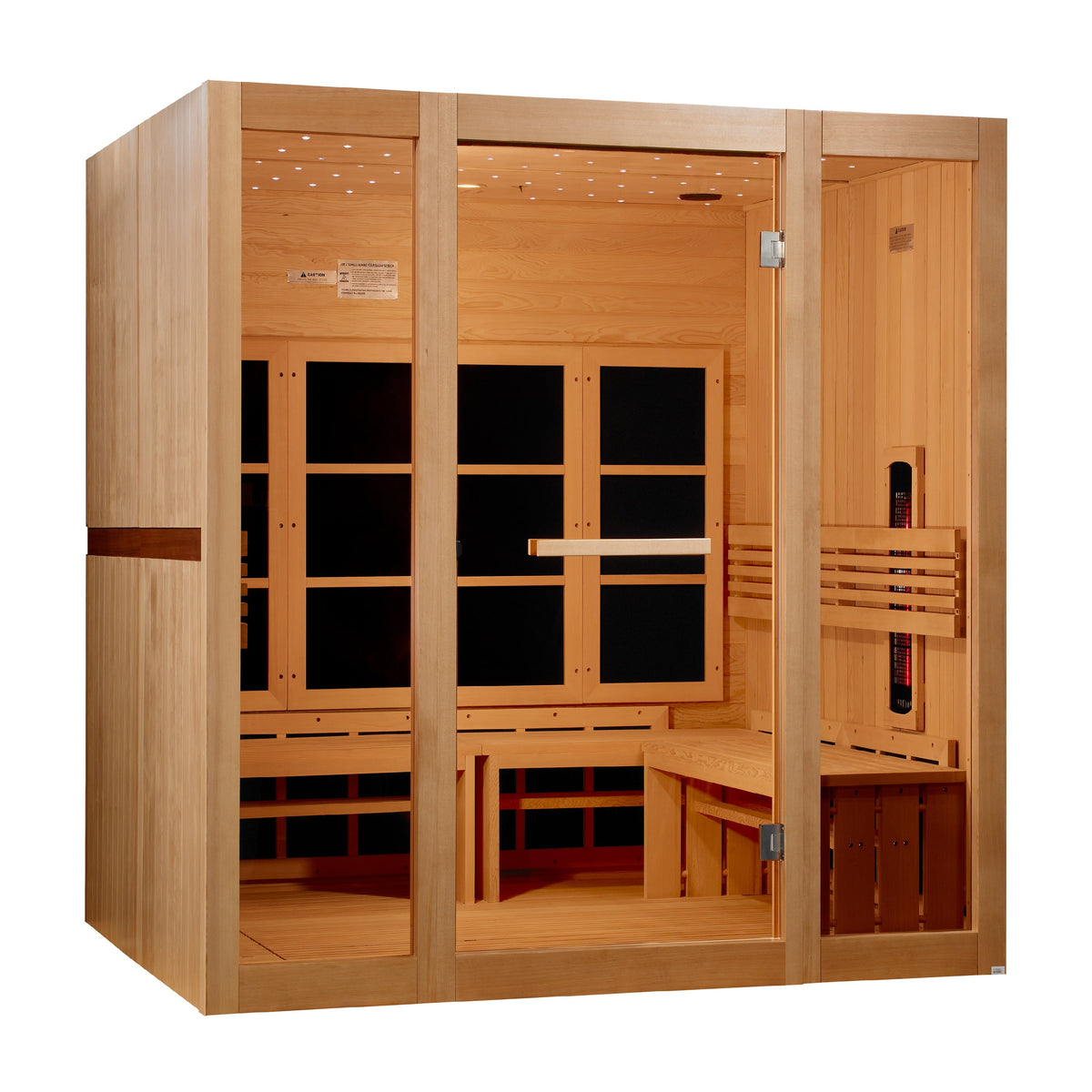 Golden Designs Catalonia 8-Person Full Spectrum Infrared Sauna — manufacturer image 1