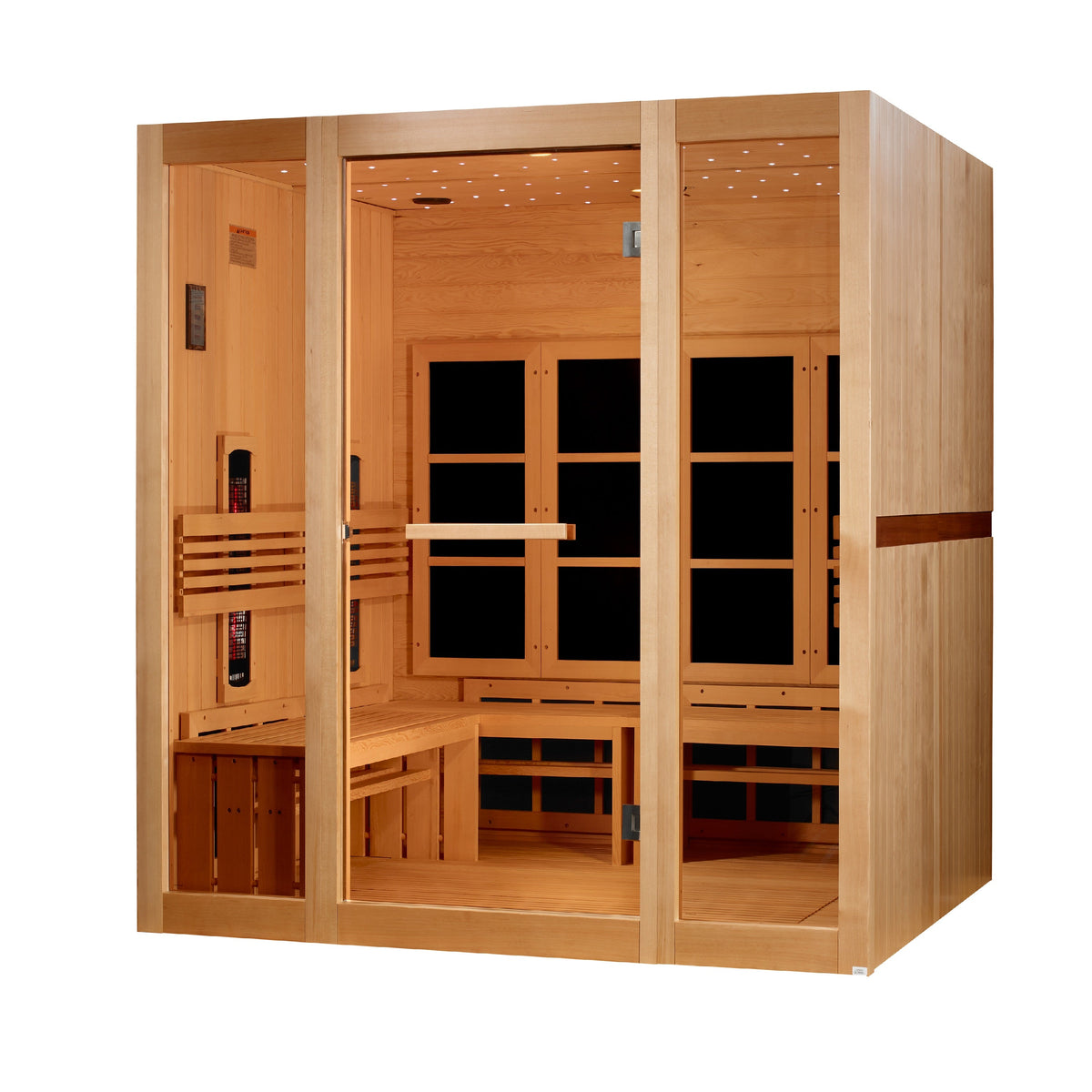 Golden Designs Catalonia 8-Person Full Spectrum Infrared Sauna — manufacturer image 2