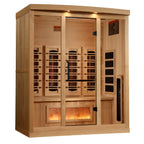 Golden Designs 4-Person Full Spectrum Sauna with Himalayan Salt Bars — product view 1