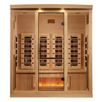 Golden Designs 4-Person Full Spectrum Sauna with Himalayan Salt Bars — product view 2