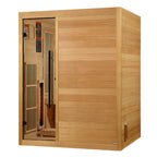 Golden Designs Soria 3-Person Indoor Hybrid Sauna — product view 2
