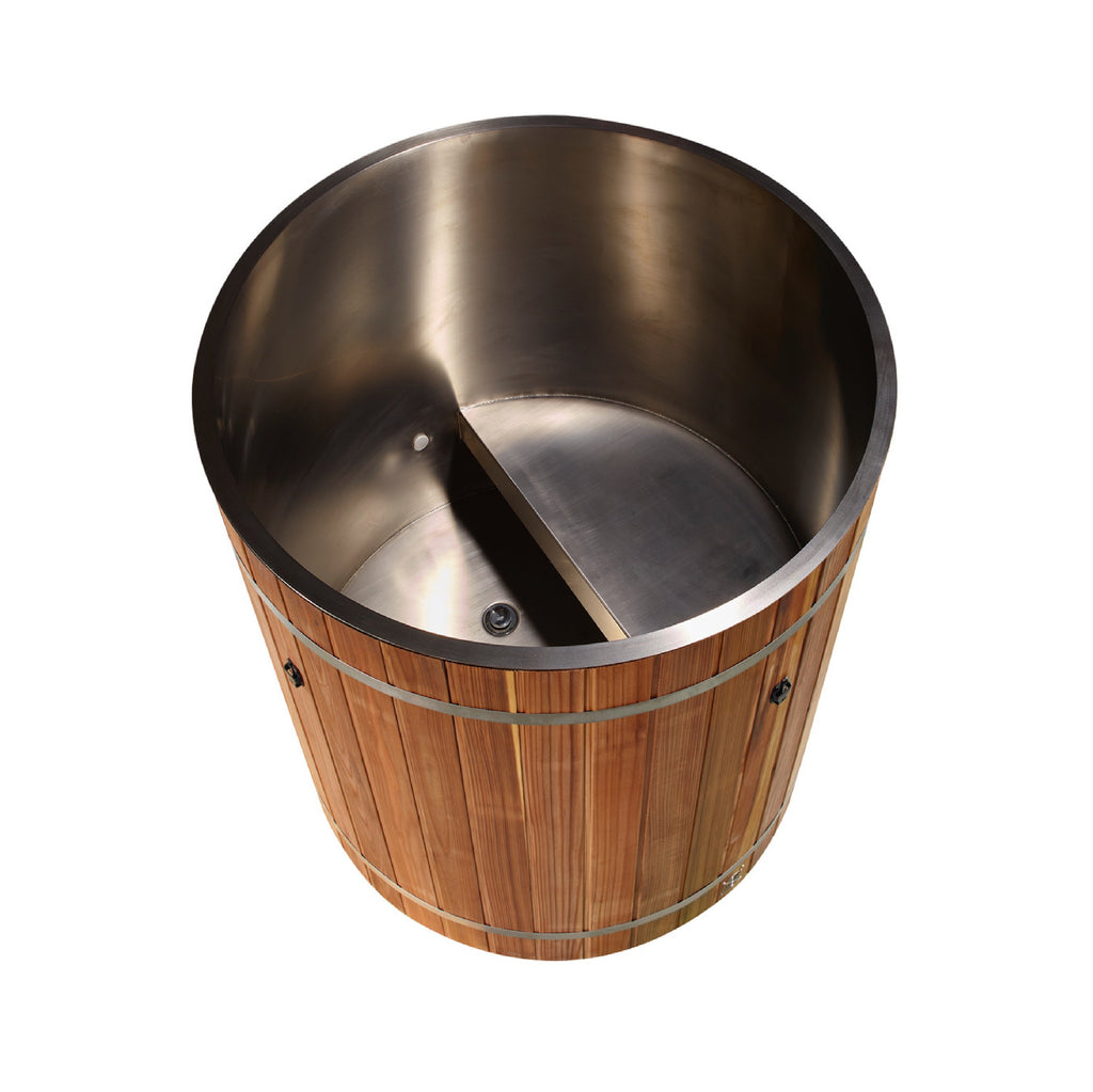 Dynamic Cold Therapy 42-Inch Stainless Steel Barrel Cold Plunge — Tub Only — additional view 3